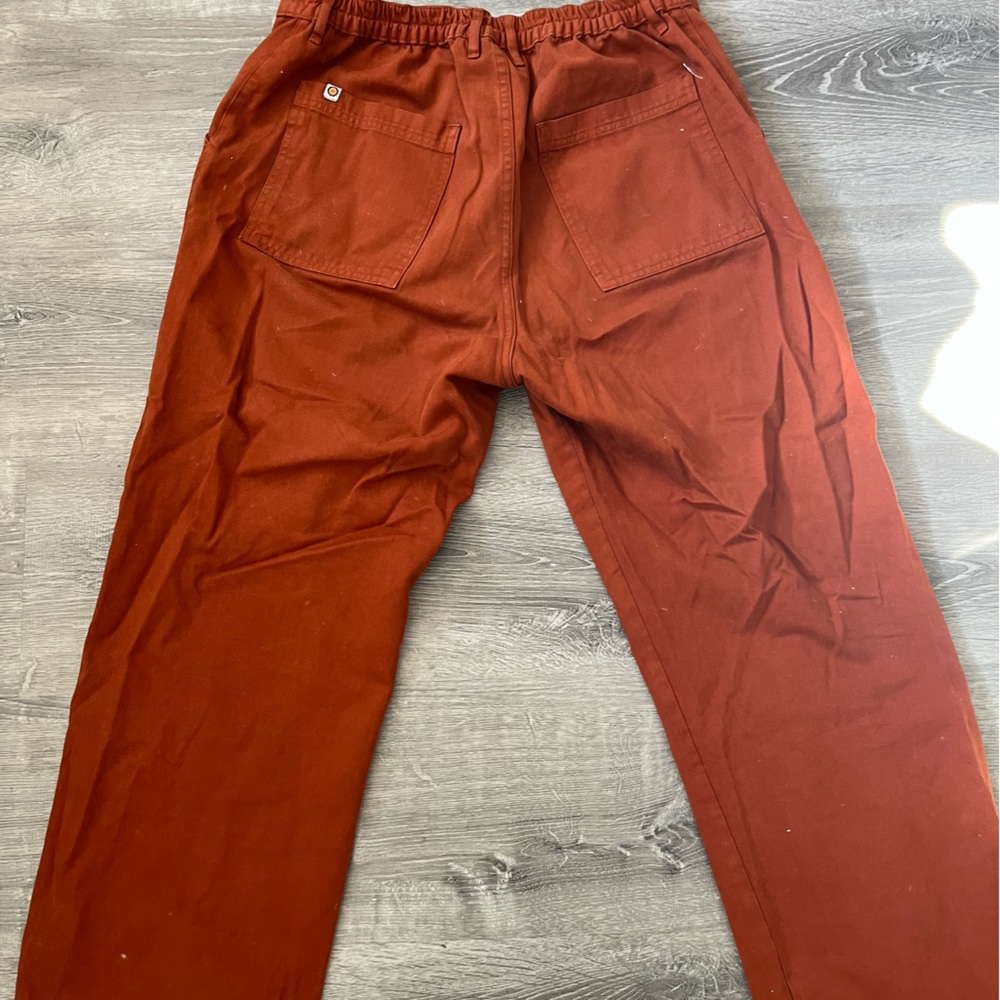 Big bud press, work pants, burnt orange, size XL